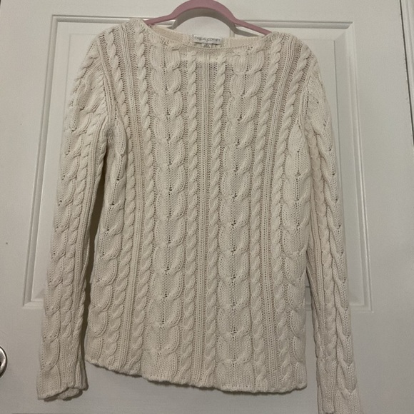 Chunky Cable Knit Sweater off white - Picture 2 of 7